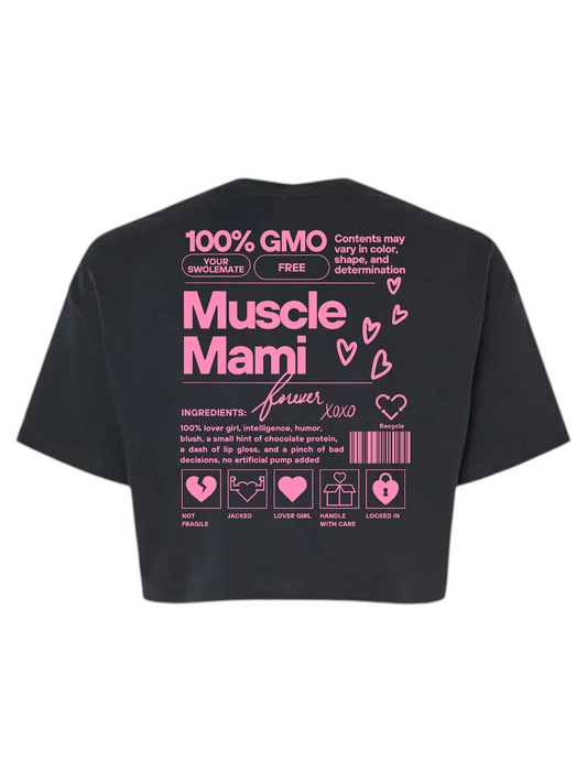 Cropped Muscle Mami V-Day