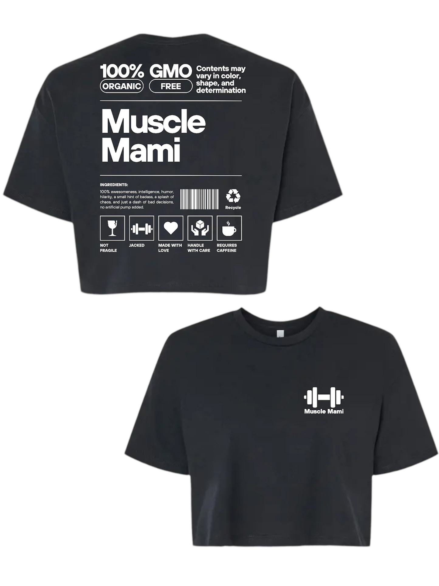 Cropped Muscle Mami Tee